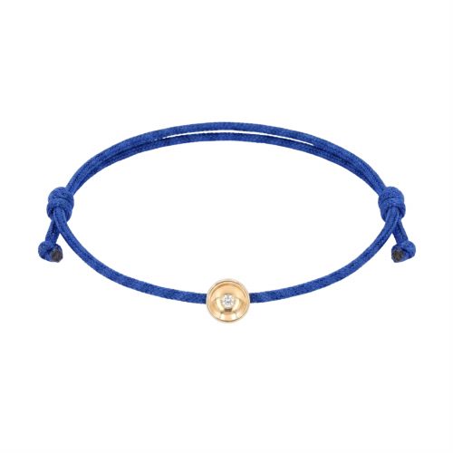 Blue thread bracelet
