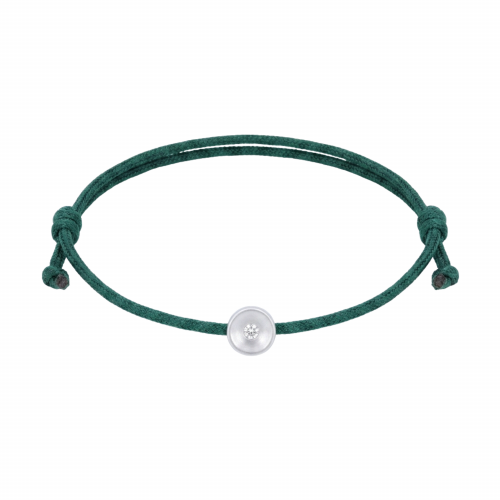 Green thread bracelet