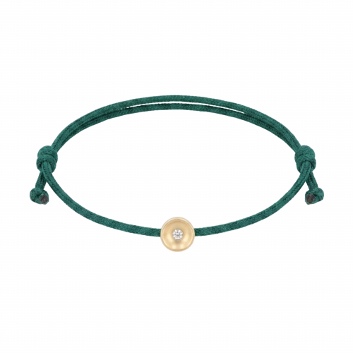 Green thread bracelet