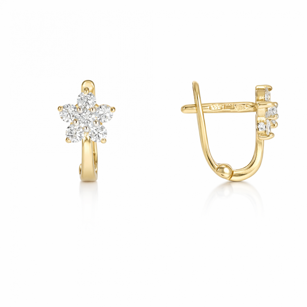 Золотые серьги