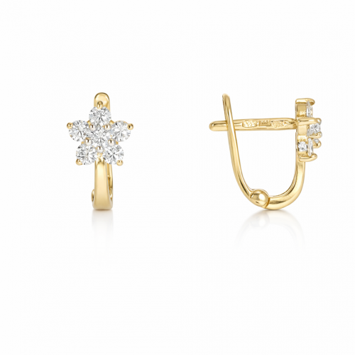 Золотые серьги