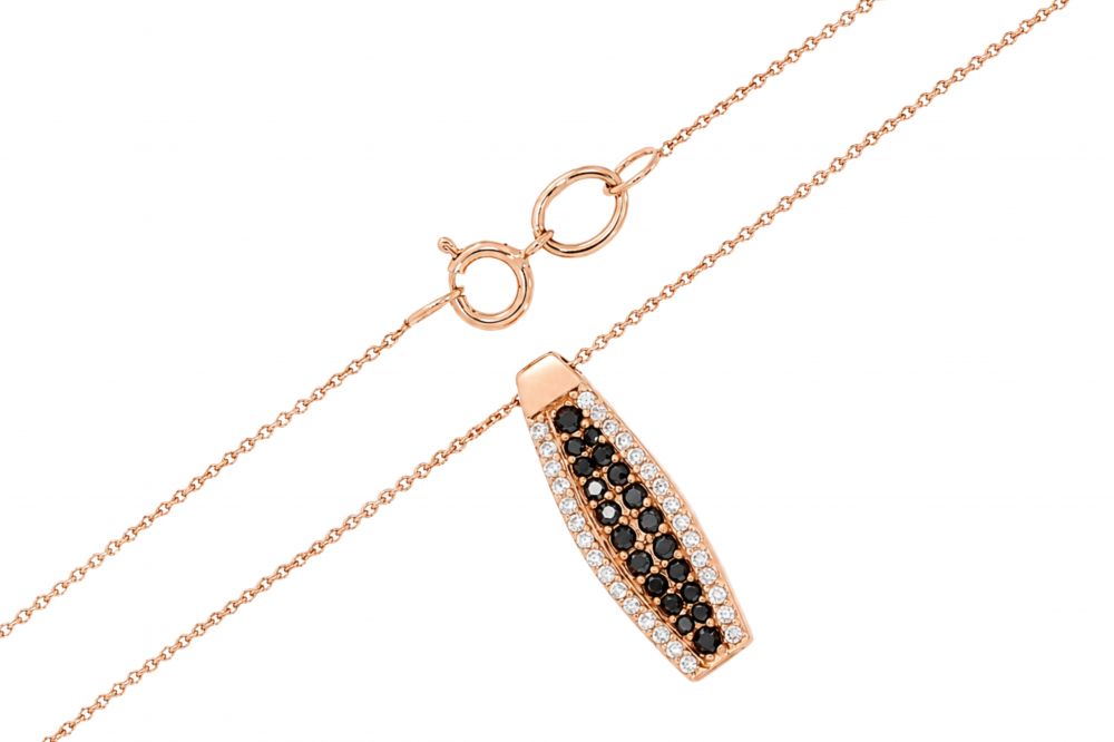 Golden chain with pendant