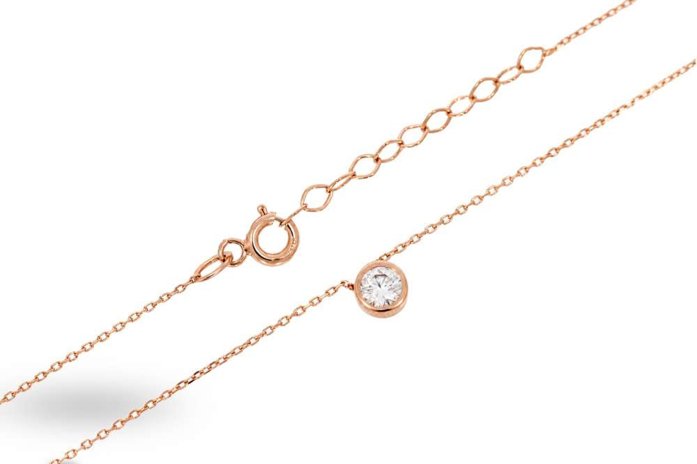 Golden chain with pendant