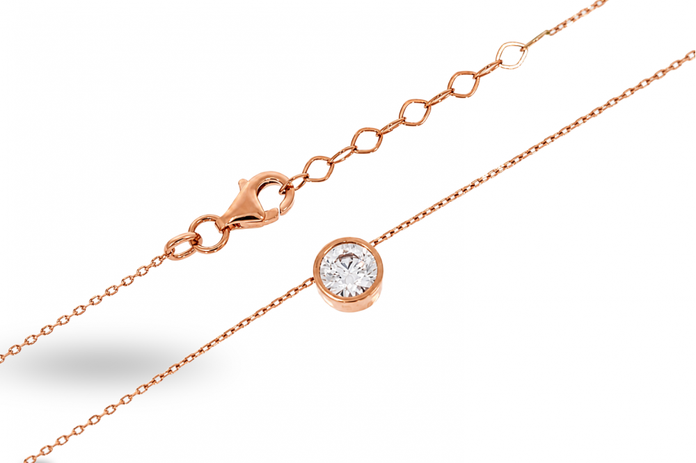 Golden chain with pendant