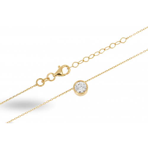 Golden chain with pendant