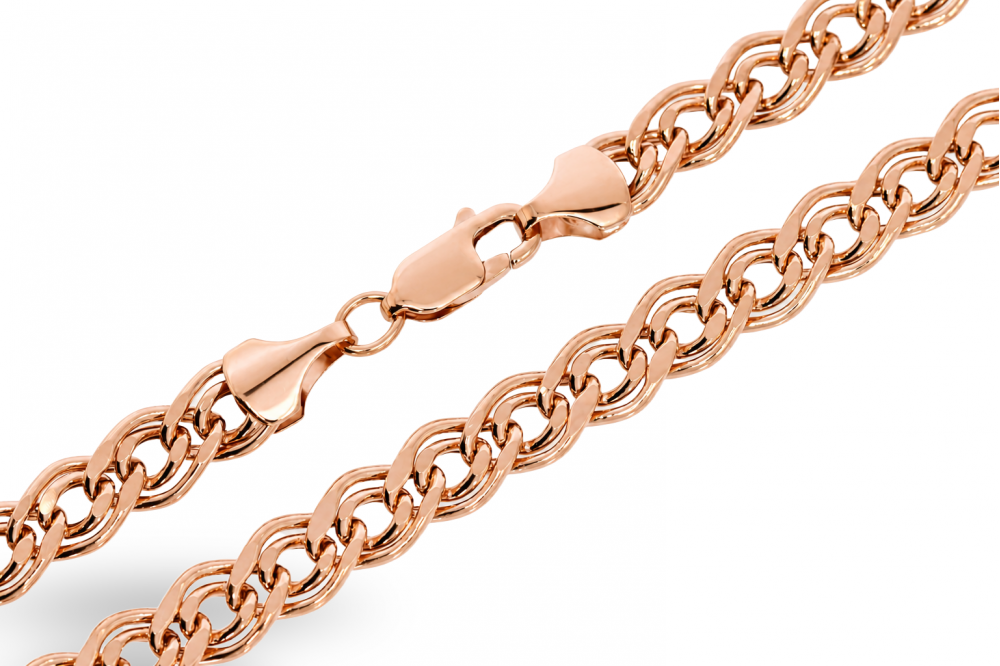 Gold Mona Lisa weave chain