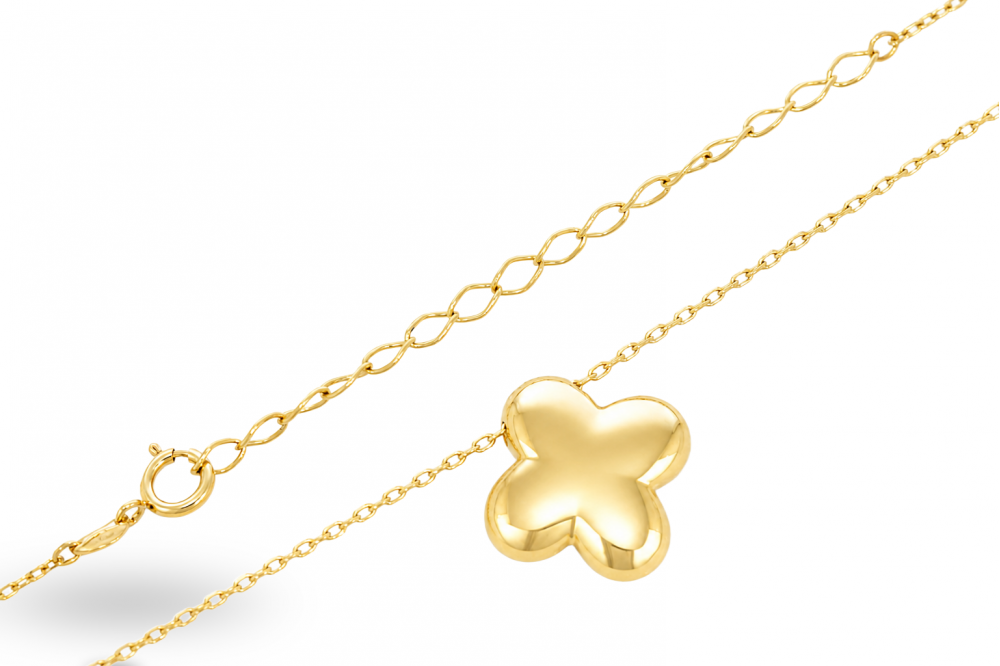 Golden chain with pendant
