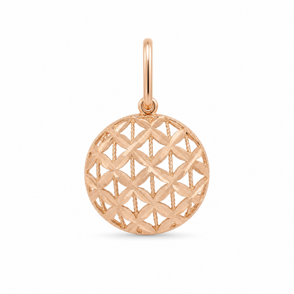 Golden pendant
