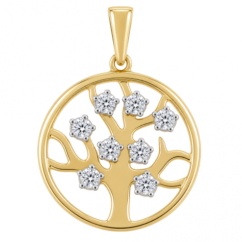 Golden pendant