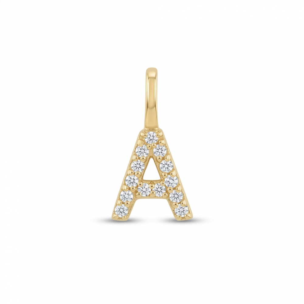 Золотой кулон „Буква