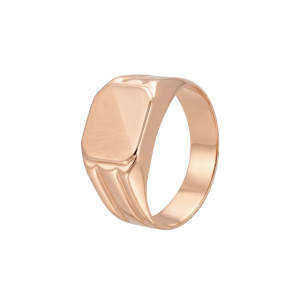 Golden men's ring