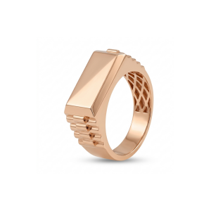 Golden men's ring