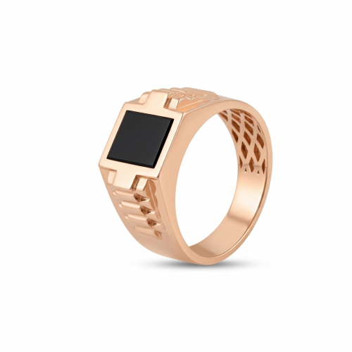 Vyriškas auksinis žiedas