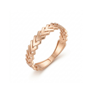 Golden men's ring
