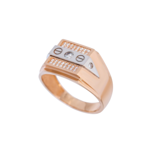 Мужское золотое кольцо