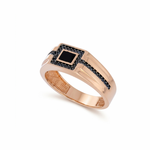 Vyriškas auksinis žiedas