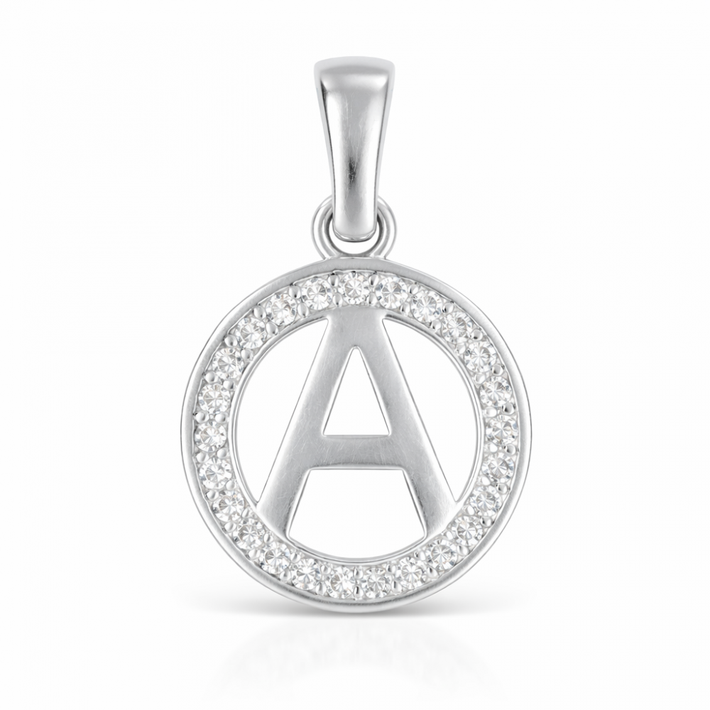 Silver pendant „Letter“