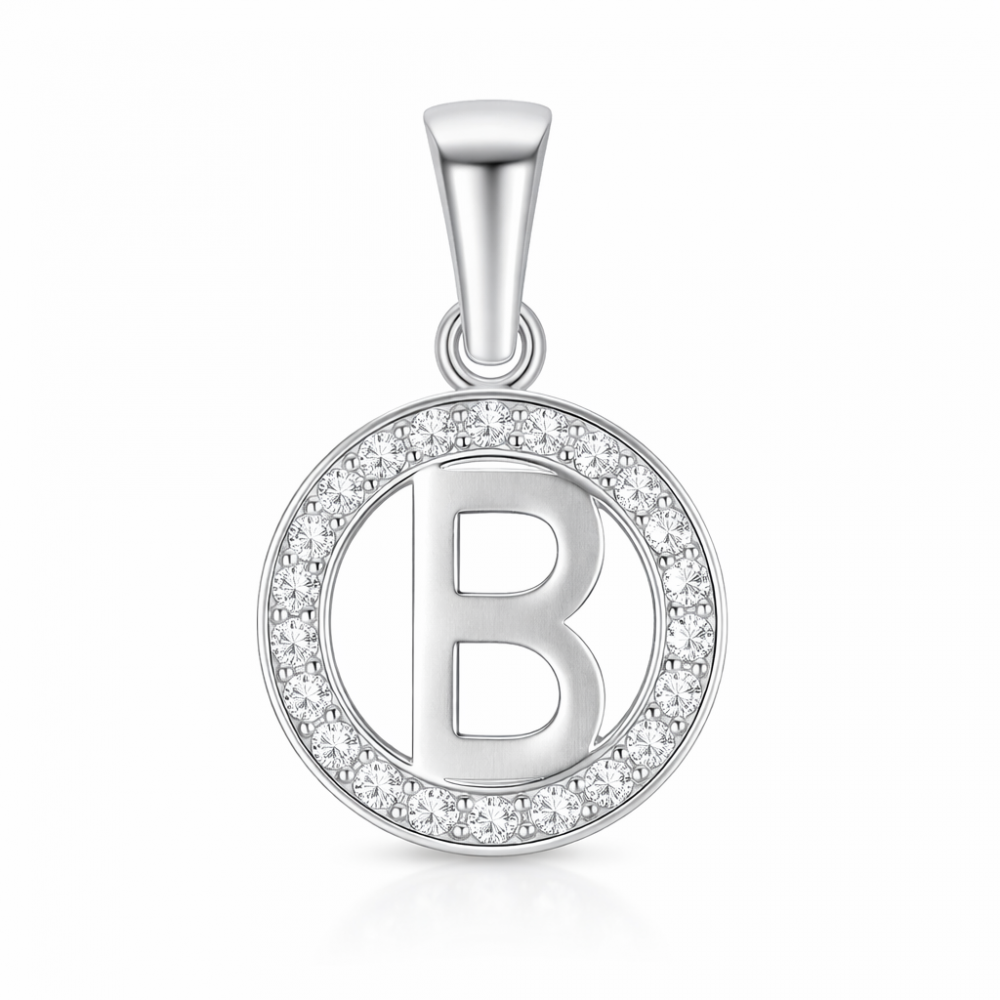 Silver pendant „Letter“