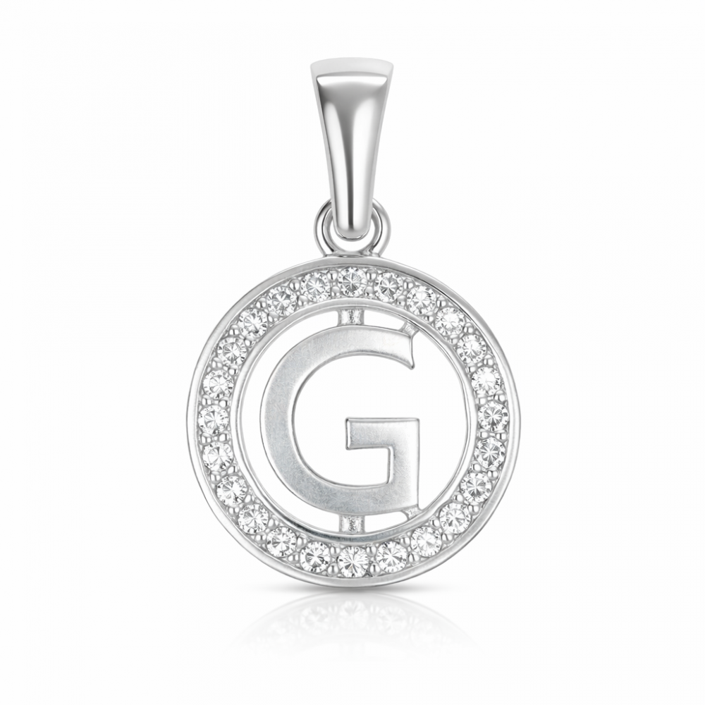 Серебряный кулон „Буква