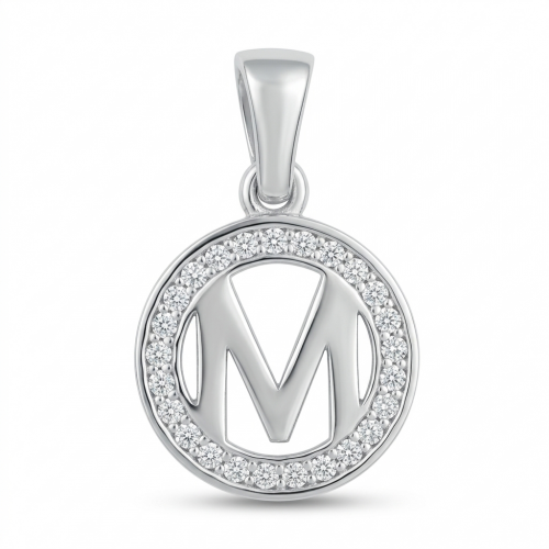 Серебряный кулон „Буква