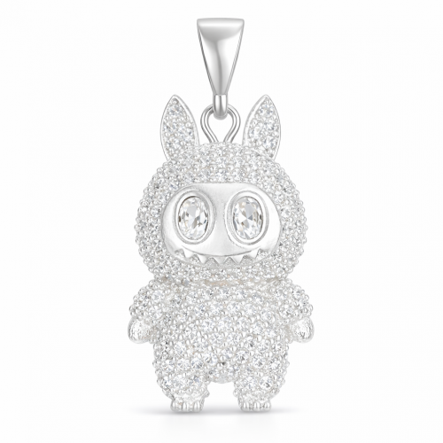 Hõbedane ripats „Labubu“