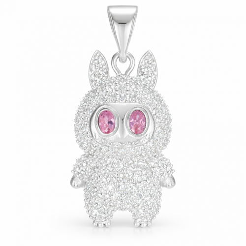 Hõbedane ripats „Labubu“