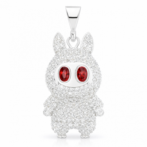 Hõbedane ripats „Labubu“