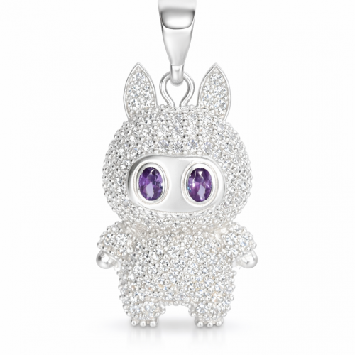 Hõbedane ripats „Labubu“