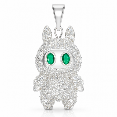 Hõbedane ripats „Labubu“