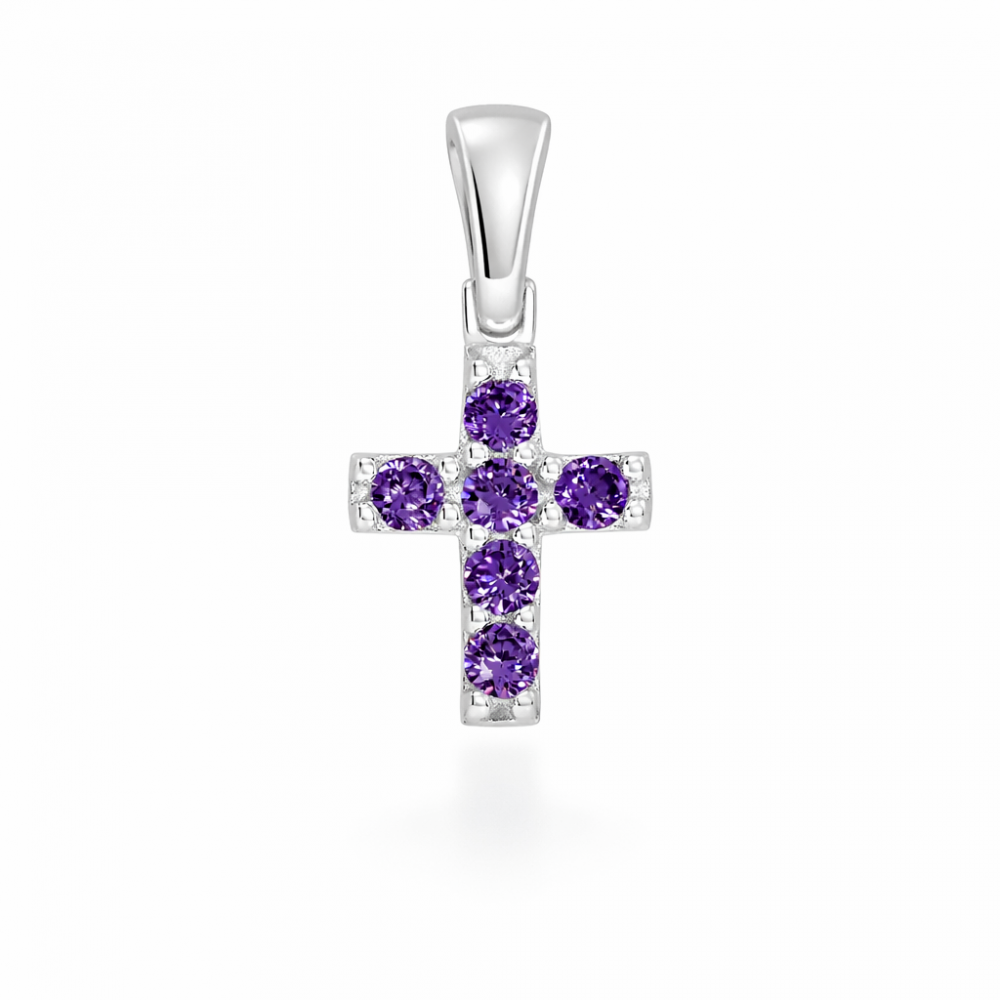 Серебряный кулон ,,Крестик