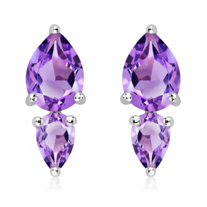 Silver earrings
