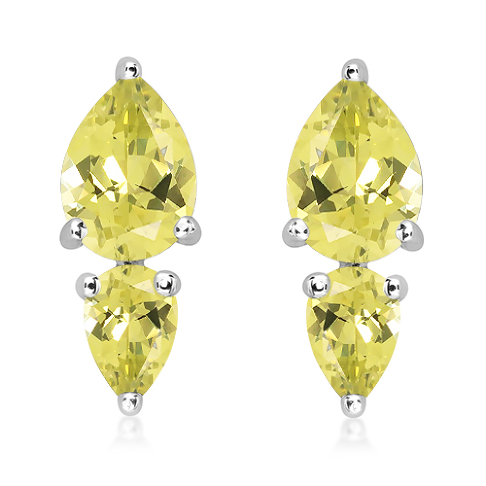 Silver earrings