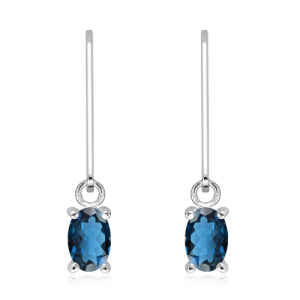 Silver earrings
