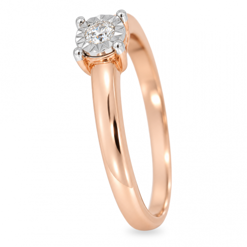 Golden ring with precious stones