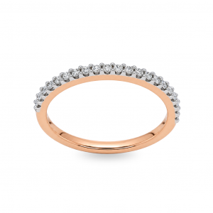 Gold ring with diamond