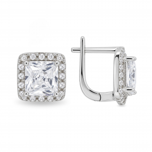 Silver earrings