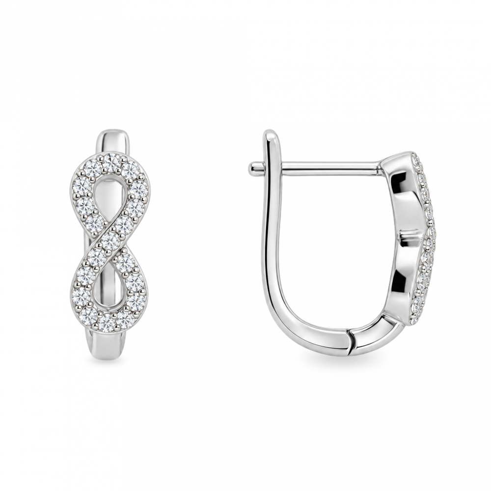 Silver earrings