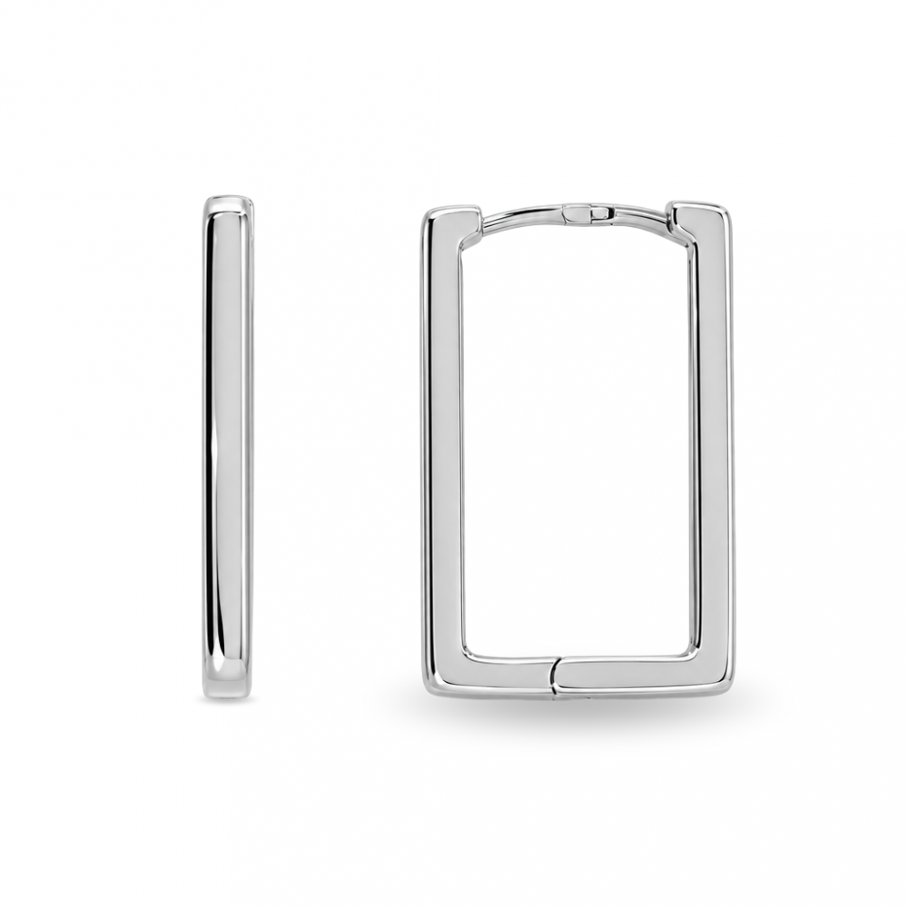 Silver earrings