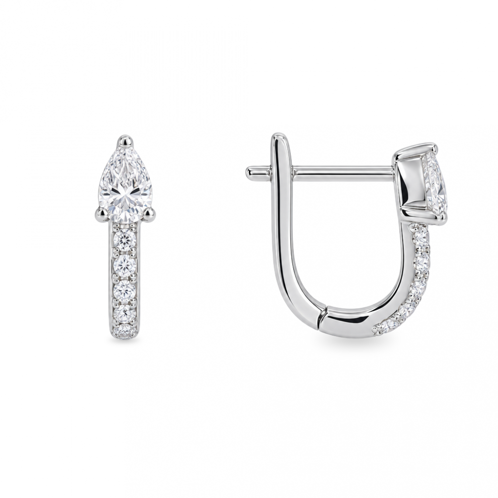 Silver earrings