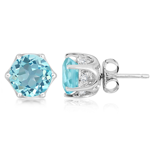 Silver earrings