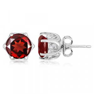 Silver earrings
