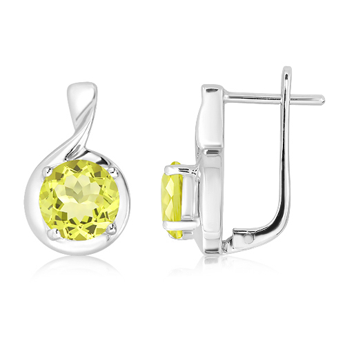 Silver earrings