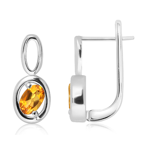 Silver earrings