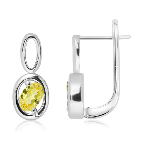 Silver earrings