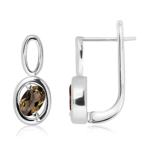 Silver earrings