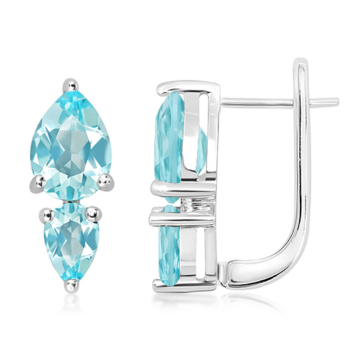 Silver earrings