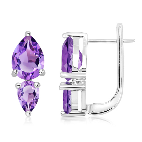 Silver earrings