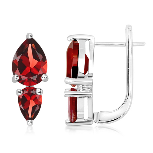 Silver earrings