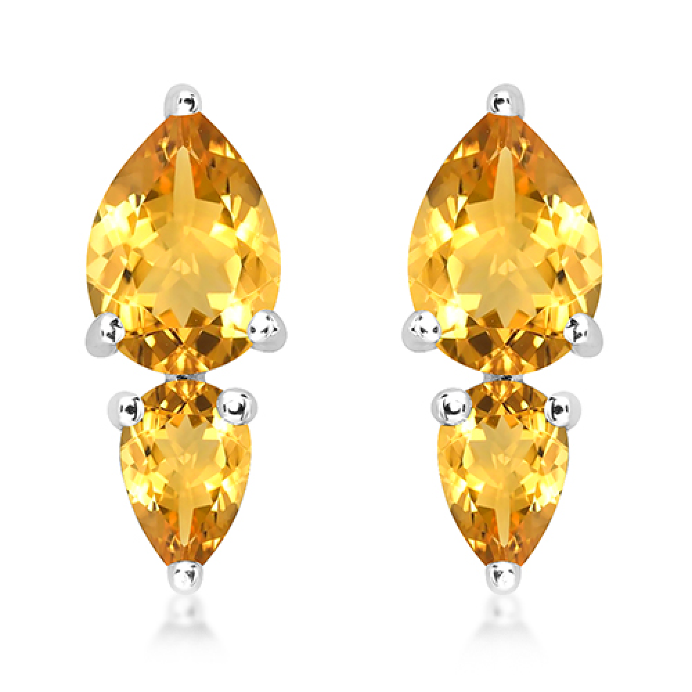 Silver earrings