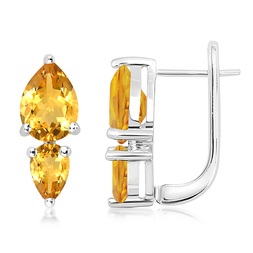 Silver earrings